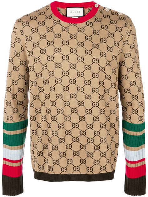 white gucci jumper|gucci sweater men.